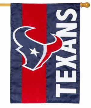 Houston Texans Embellished Applique House Flag