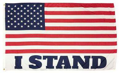I Stand American 3x5 Flag