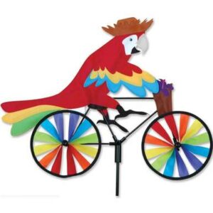 Island Parrot Bicycle Wind Spinner