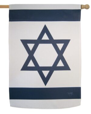 Israel Star of David Sublimated House Flag