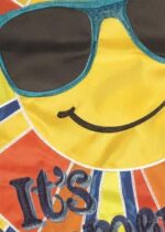 It's Summertime Double Applique Garden Flag