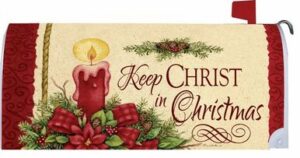Keep Christ in Christmas Mailbox Cover