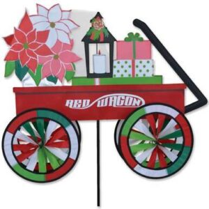 Lil Red Christmas Wagon Wind Spinner