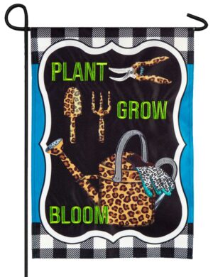 Linen Plant Grow Bloom Decorative Garden Flag