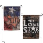 Lone Star State 2 Sided Garden Flag