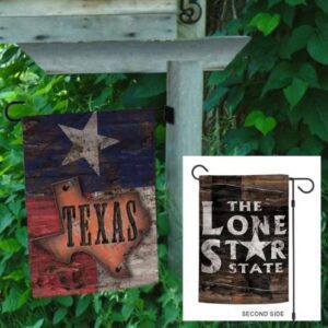 Lone Star State 2 Sided Garden Flag
