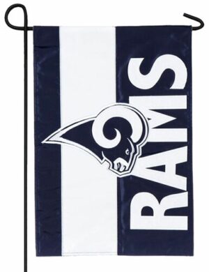 Los Angeles Rams Embellished Applique Garden Flag