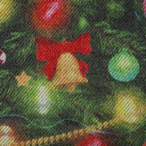 Lustre Santa's Sleigh On Christmas Garden Flag Detail 1