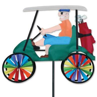 Male Golf Cart Wind Spinner