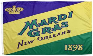 Mardi Gras New Orleans 3x5 Flag