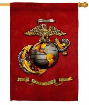 Marine Corps EGA Sublimated House Flag