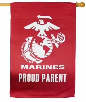 Marine Corps Proud Parent Sublimated House Flag