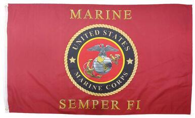 Marine Corps Semper Fi 3x5 Flag