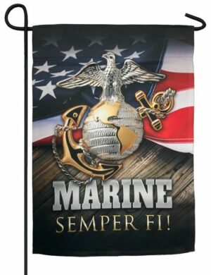Marine Semper Fi Sublimated Garden Flag