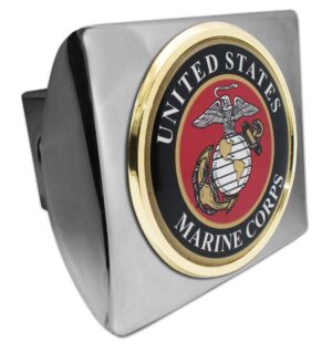 Marines Seal Chrome Hitch Cover
