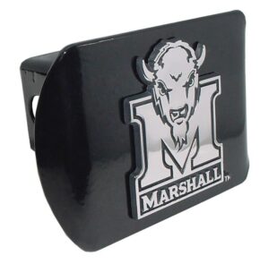 Marshall University Buffalo Black Hitch Cover