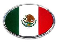Mexico Oval Car Emblem