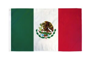 Mexico Superknit Polyester 3x5 Flag