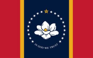 Mississippi New 3x5 State Flag