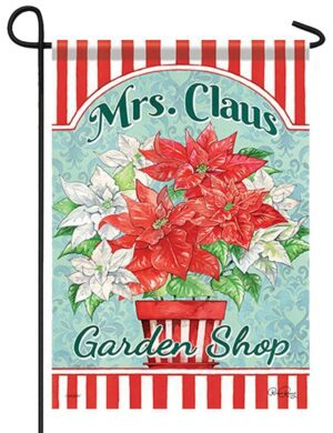 Mrs. Claus Garden Shop Garden Flag