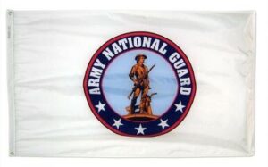 National Guard 3x5 Nylon Flag - Made in the USA
