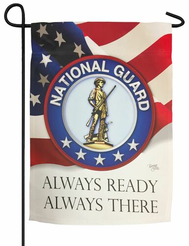 National Guard Sublimated Garden Flag