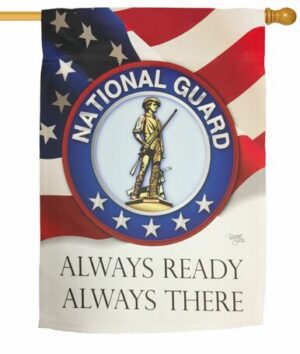 National Guard Sublimated House Flag
