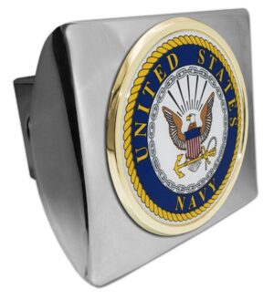 Navy Seal Chrome Hitch Cover
