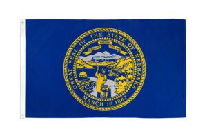 Nebraska 3x5 State Flag