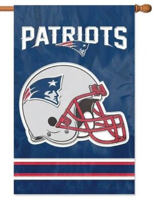 New England Patriots Applique House Flag