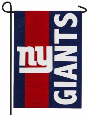 New York Giants Embellished Applique Garden Flag