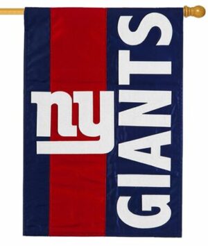 New York Giants Embellished Applique House Flag