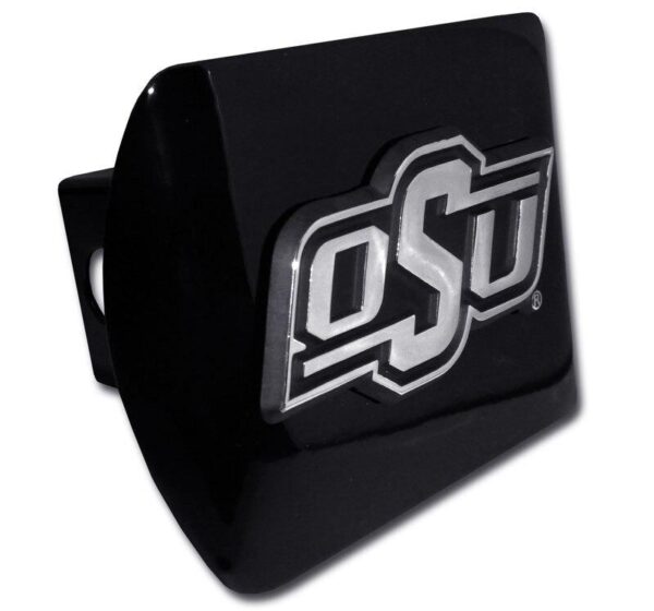 Oklahoma State University OSU Black Hitch Cover
