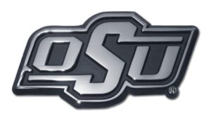 Oklahoma State University OSU Chrome Car Emblem