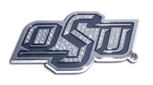 Oklahoma State University OSU Crystal Chrome Car Emblem