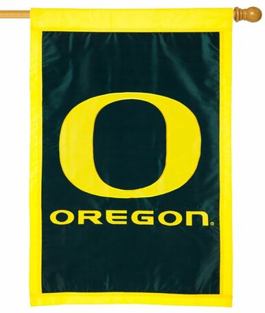 Oregon Ducks Applique House Flag - I AmEricas Flags