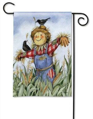 Patch Scarecrow Garden Flag
