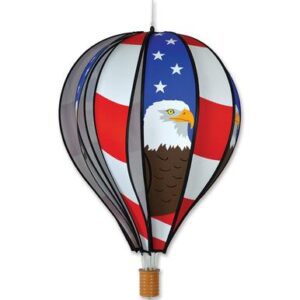 Patriotic Eagle Hot Air Balloon Spinner