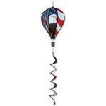 Patriotic Eagle Hot Air Balloon with Tail Spinner