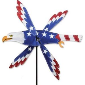 Patriotic Eagle WhirliGig Wind Spinner