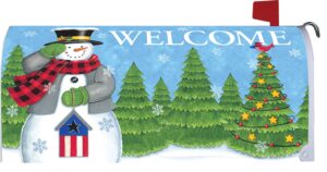 Patriotic Snowman Mailbox Cover