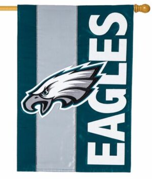 Philadelphia Eagles Embellished Applique House Flag