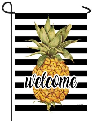 Pineapple Welcome Garden Flag