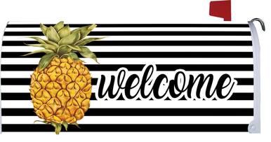 Pineapple Welcome Mailbox Cover