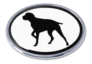 Pointer Chrome Car Emblem