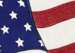 Proud To Be American Double Applique Garden Flag