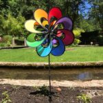 Rainbow Spectrum Double Flower Spinner