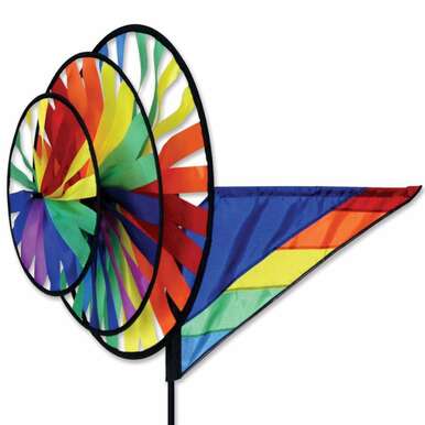 Rainbow Triple Wind Spinner