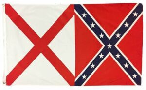 Rebel Alabama 3x5 Battle Flag