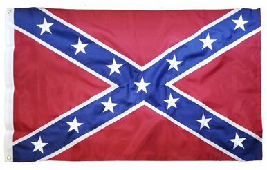 Rebel Confederate Battle Flag 3×5 Sewn Nylon - I AmEricas Flags